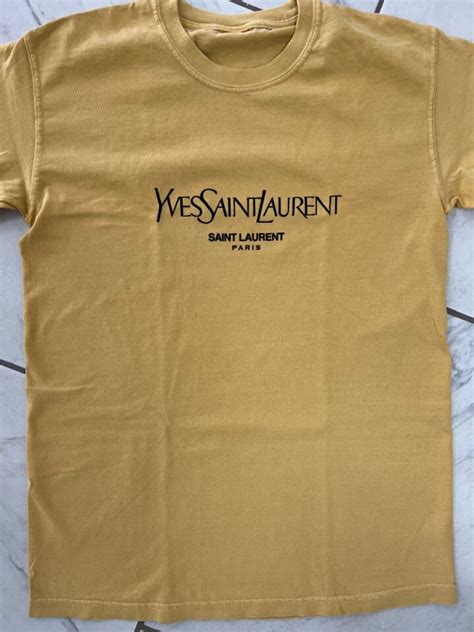 yves saint laurent t shirt ebay|Saint Laurent graphic t shirt.